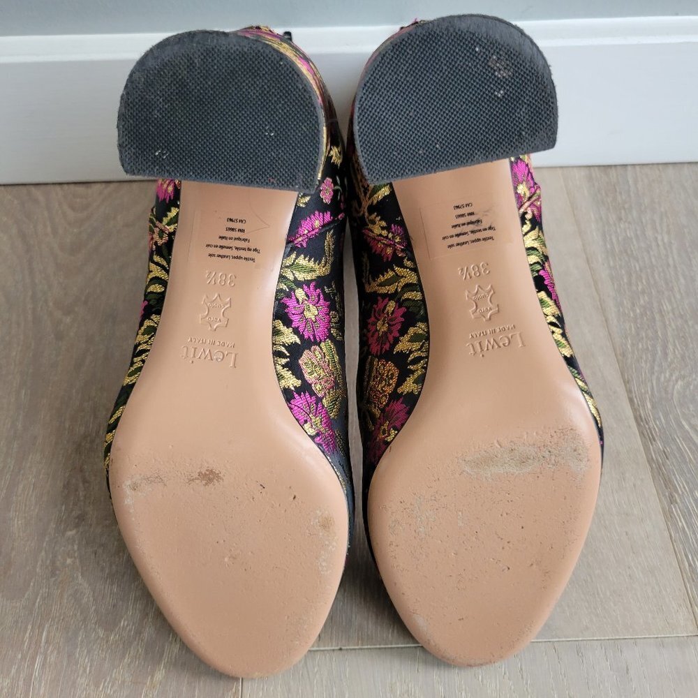 Lewit Lanzo Brocade Booties Size 38.5 - Picture 6 of 8